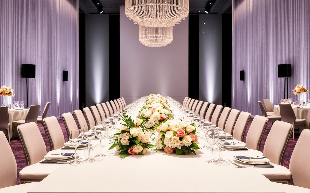 Corporate gala with elegant tablescape